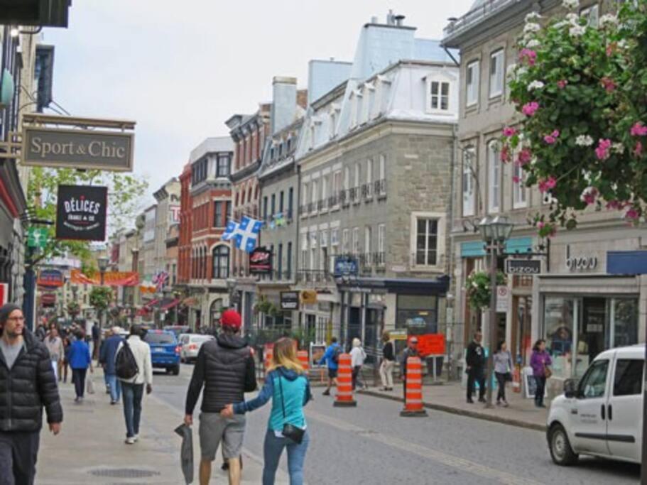 Loft Style Industriel-Centre-Ville+Parking Gratuit Québec Pokój zdjęcie